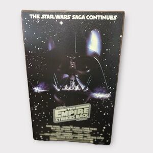 Star Wars The Empire Strikes Back Wall Art‎ Wood Plaque 19"x13" #darthva…